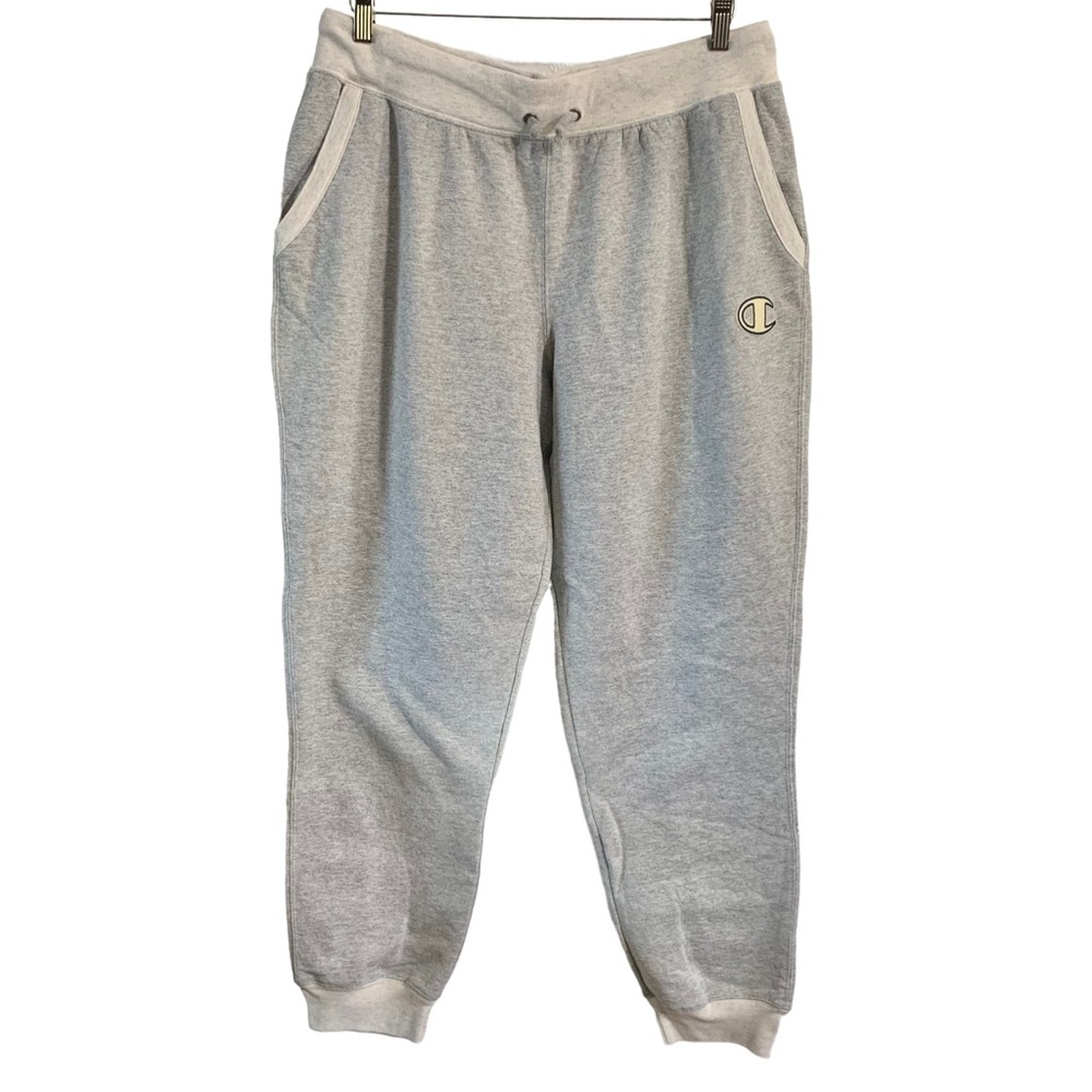 CHAMPION Ladies Gray & Cream Joggers Sz XL